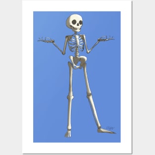 skeleton Posters and Art